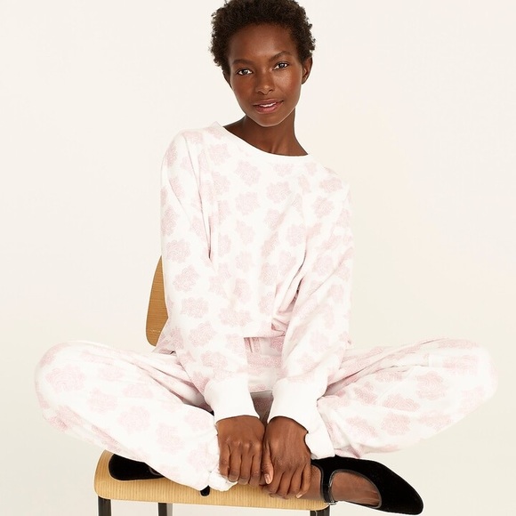 J. Crew Tops - J. Crew University terry crewneck sweatshirt in paisley bunch